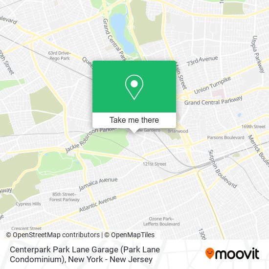 Centerpark Park Lane Garage (Park Lane Condominium) map