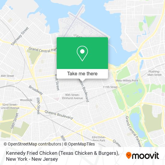 Kennedy Fried Chicken (Texas Chicken & Burgers) map