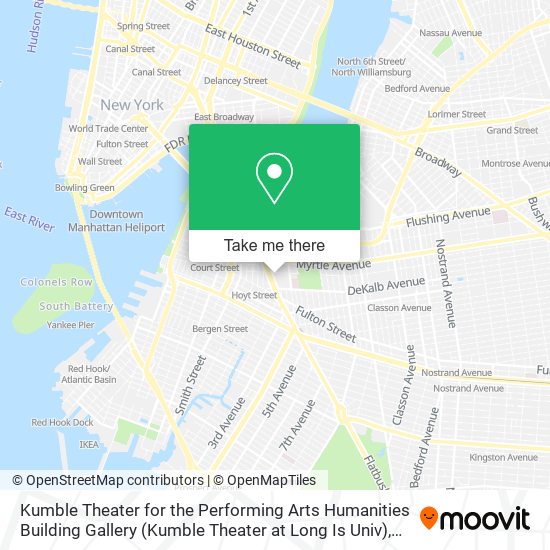 Kumble Theater for the Performing Arts Humanities Building Gallery (Kumble Theater at Long Is Univ) map