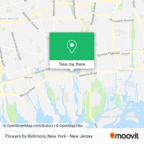 Flowers by Bellmore map