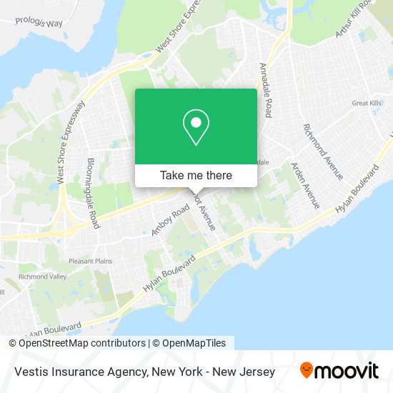 Vestis Insurance Agency map