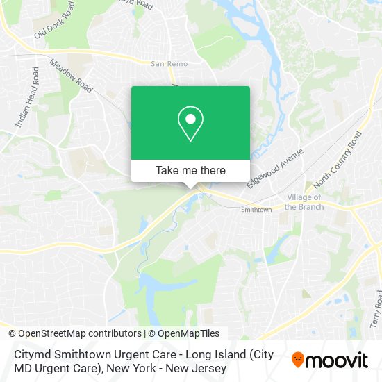 Mapa de Citymd Smithtown Urgent Care - Long Island (City MD Urgent Care)