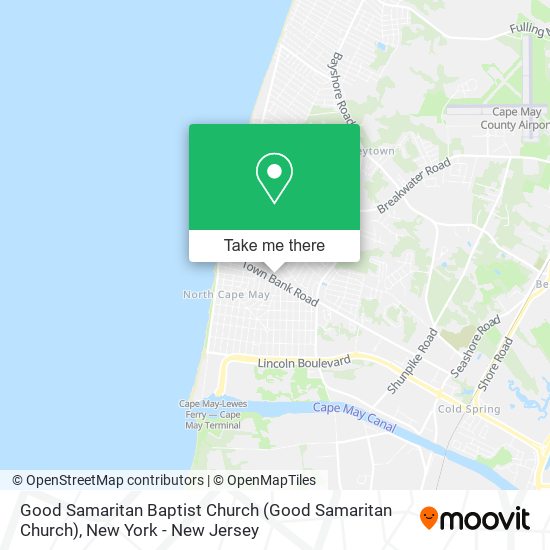 Good Samaritan Baptist Church map