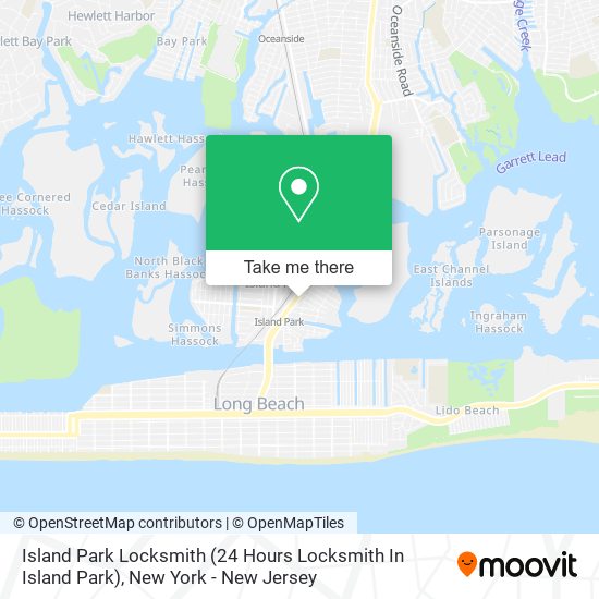 Island Park Locksmith (24 Hours Locksmith In Island Park) map
