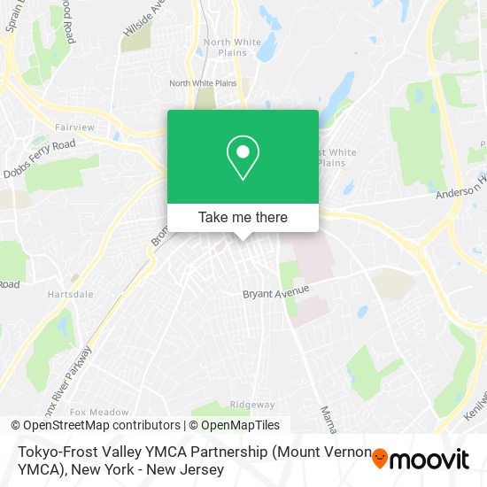 Mapa de Tokyo-Frost Valley YMCA Partnership (Mount Vernon YMCA)