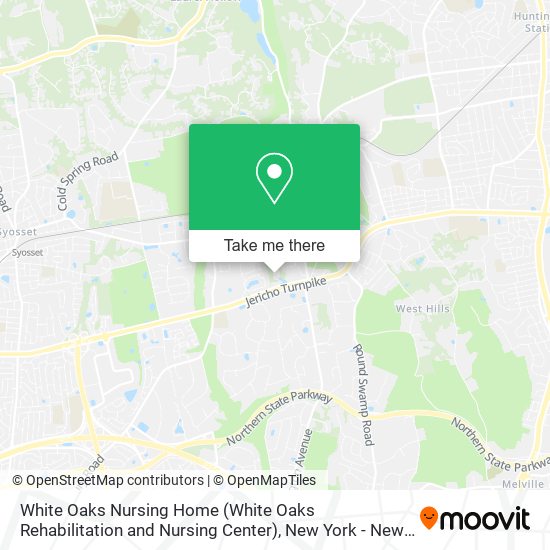 Mapa de White Oaks Nursing Home (White Oaks Rehabilitation and Nursing Center)