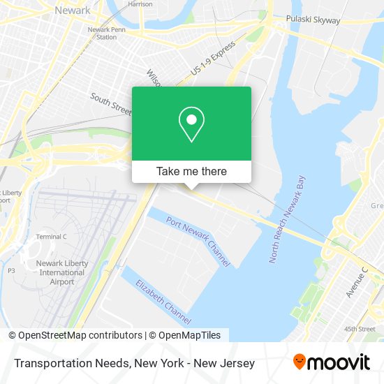 Transportation Needs map