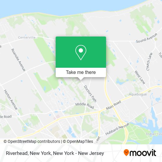 Mapa de Riverhead, New York