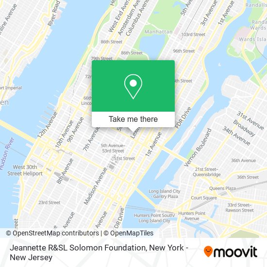 Jeannette R&SL Solomon Foundation map