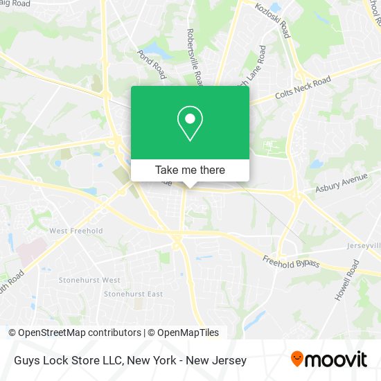 Guys Lock Store LLC map