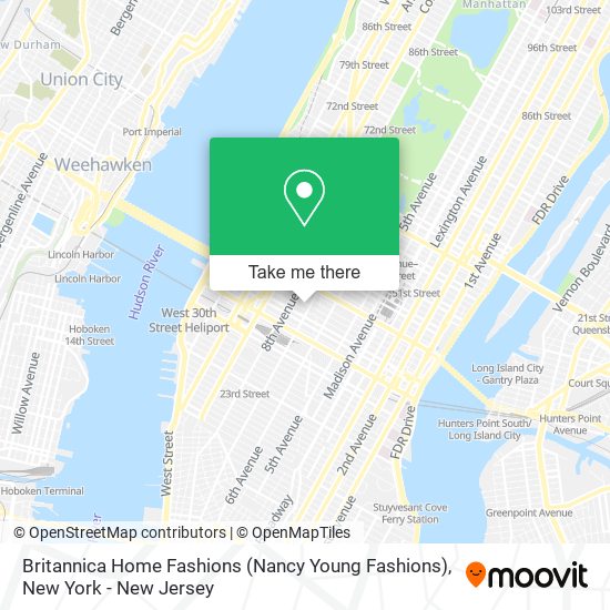 Mapa de Britannica Home Fashions (Nancy Young Fashions)