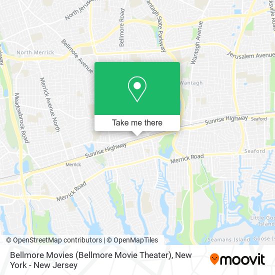 Mapa de Bellmore Movies (Bellmore Movie Theater)