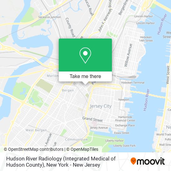 Hudson River Radiology (Integrated Medical of Hudson County) map