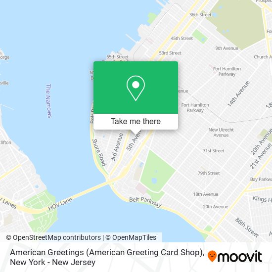 American Greetings (American Greeting Card Shop) map