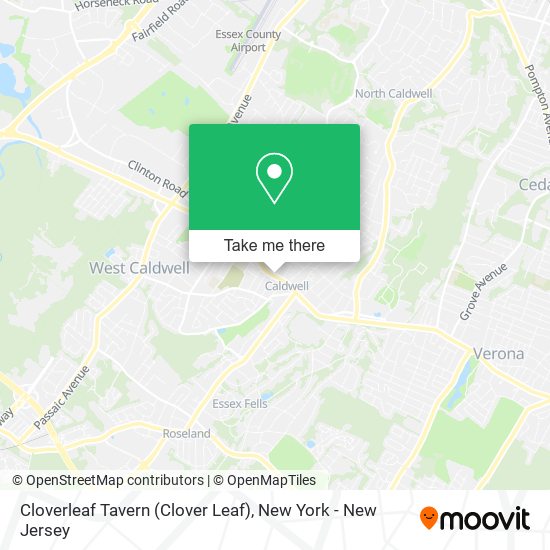 Cloverleaf Tavern (Clover Leaf) map