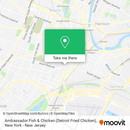 Ambassador Fish & Chicken (Detroit Fried Chicken) map