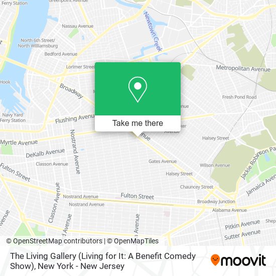 Mapa de The Living Gallery (Living for It: A Benefit Comedy Show)