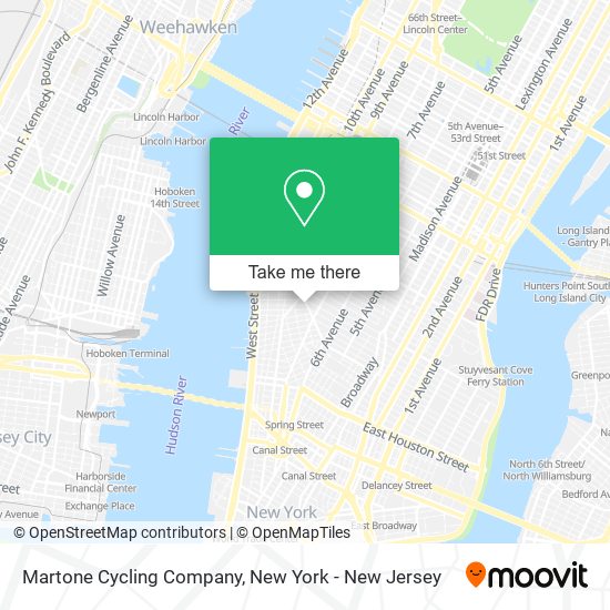 Martone Cycling Company map