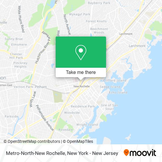 Mapa de Metro-North-New Rochelle