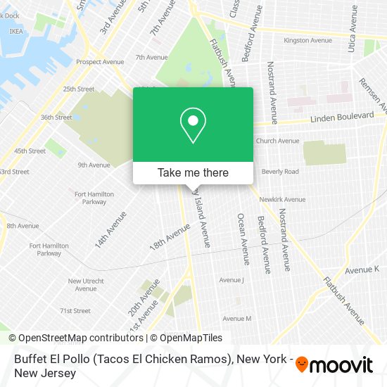 Buffet El Pollo (Tacos El Chicken Ramos) map