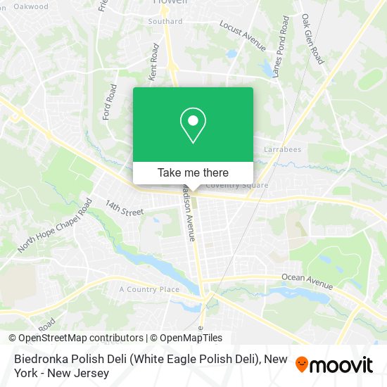 Mapa de Biedronka Polish Deli (White Eagle Polish Deli)