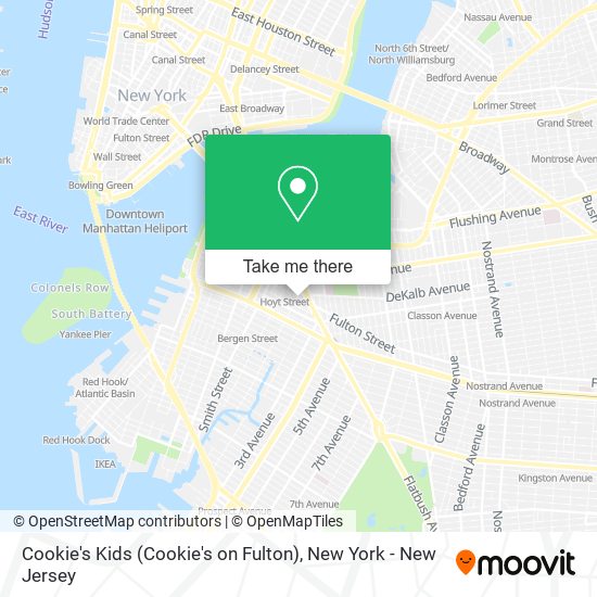 Cookie's Kids (Cookie's on Fulton) map