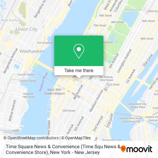 Time Square News & Convenience (Time Squ News & Convenience Store) map