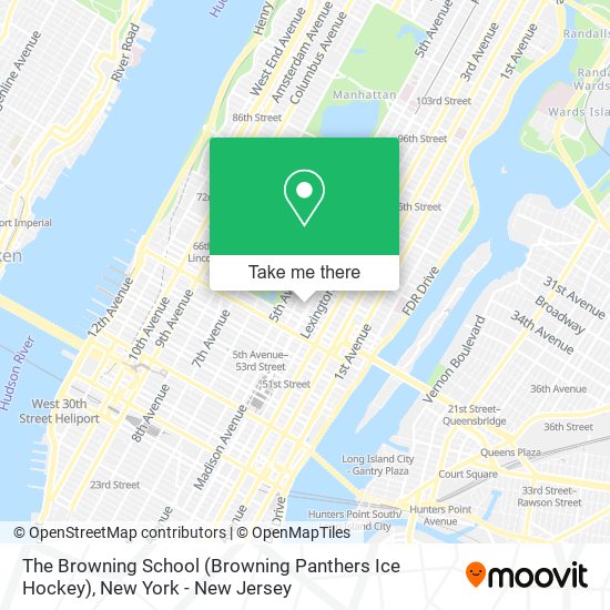 The Browning School (Browning Panthers Ice Hockey) map