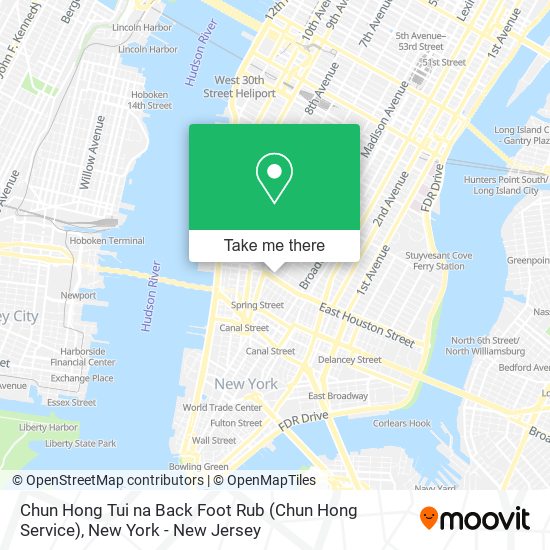 Chun Hong Tui na Back Foot Rub (Chun Hong Service) map