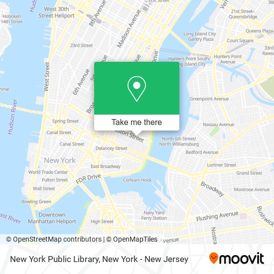 Mapa de New York Public Library