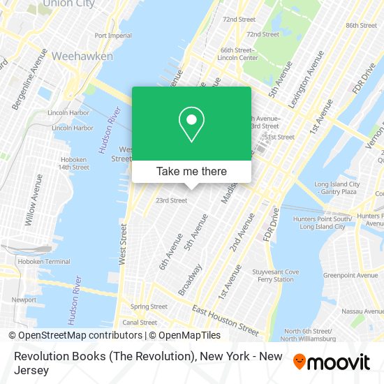 Revolution Books (The Revolution) map