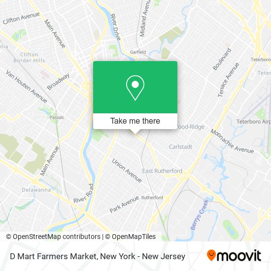 D Mart Farmers Market map