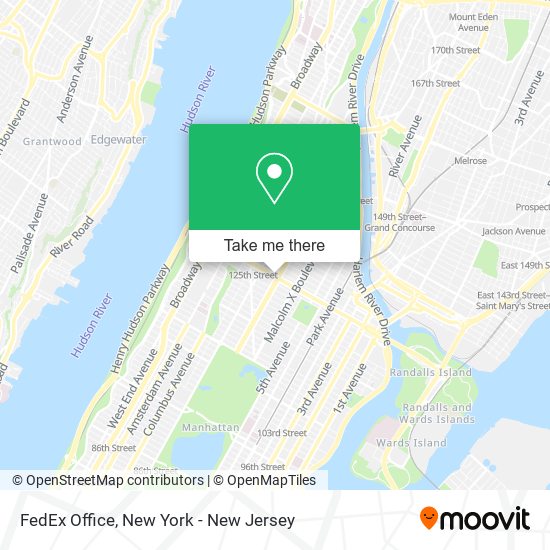 FedEx Office map