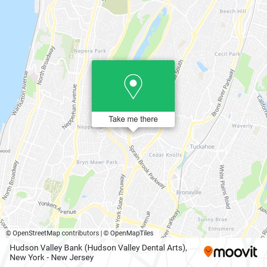 Hudson Valley Bank (Hudson Valley Dental Arts) map