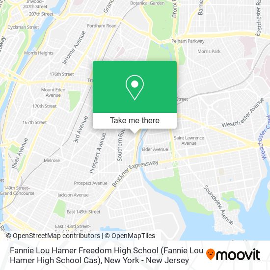 Mapa de Fannie Lou Hamer Freedom High School