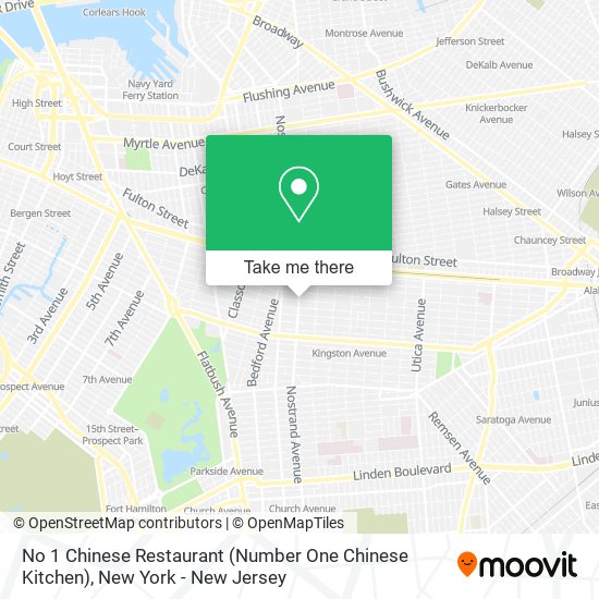 Mapa de No 1 Chinese Restaurant (Number One Chinese Kitchen)