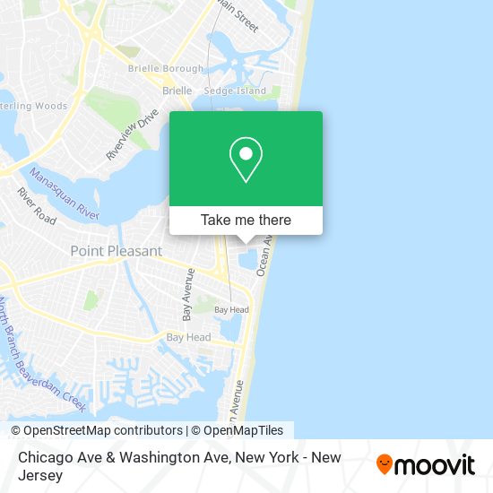 Mapa de Chicago Ave & Washington Ave