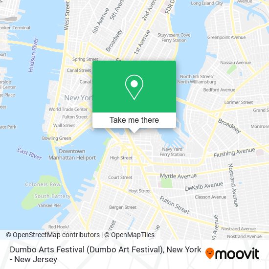 Dumbo Arts Festival (Dumbo Art Festival) map