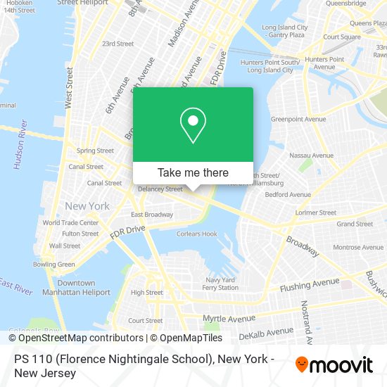 PS 110 (Florence Nightingale School) map