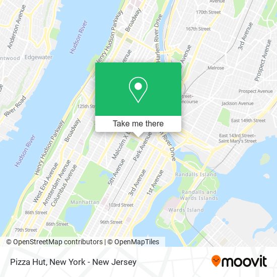 Pizza Hut map