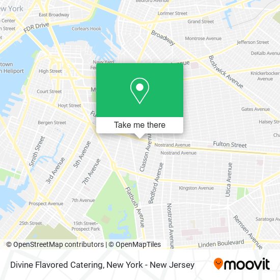 Divine Flavored Catering map