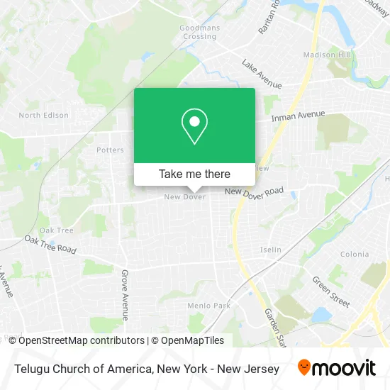 Telugu Church of America map