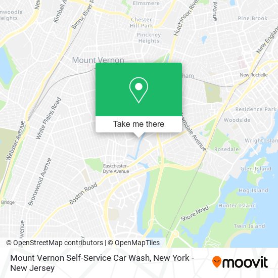 Mapa de Mount Vernon Self-Service Car Wash