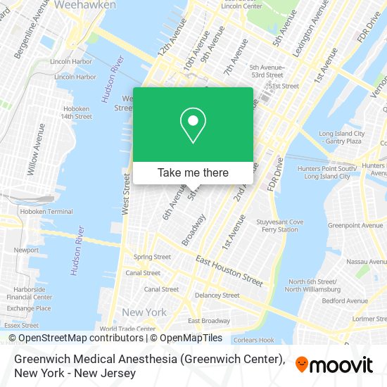 Mapa de Greenwich Medical Anesthesia (Greenwich Center)
