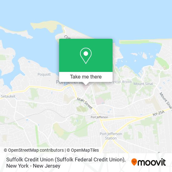 Suffolk Credit Union map