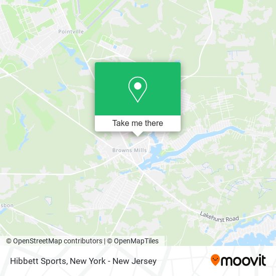 Hibbett Sports map