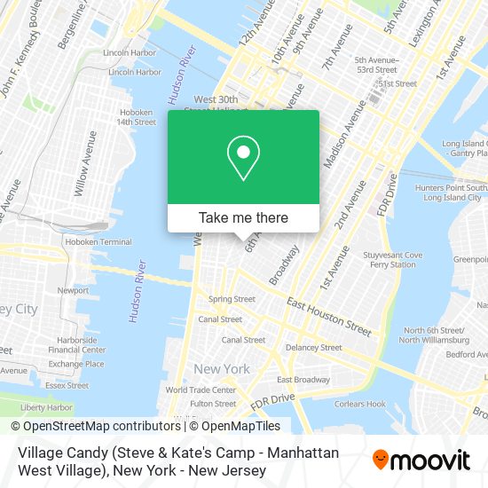Village Candy (Steve & Kate's Camp - Manhattan West Village) map