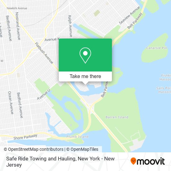 Safe Ride Towing and Hauling map