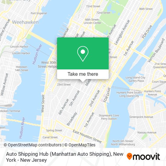 Auto Shipping Hub (Manhattan Auto Shipping) map