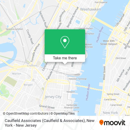 Caulfield Associates map
